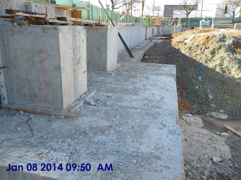 6) Foundation Wall at Column Line 1